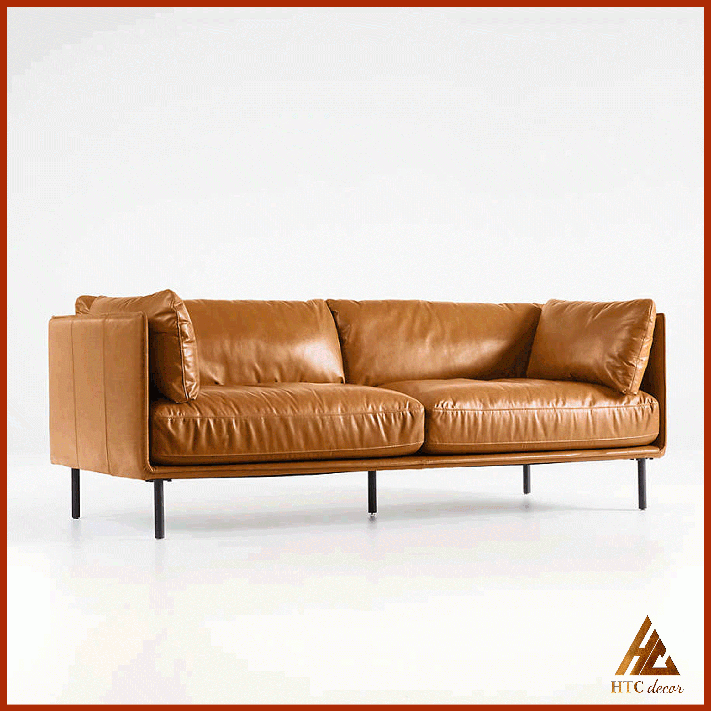 Ghế Sofa Băng Wells Da Simili